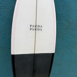 Panda single fin surfboard 5'10"