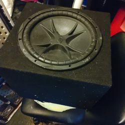 12 Inch Woofer and Box