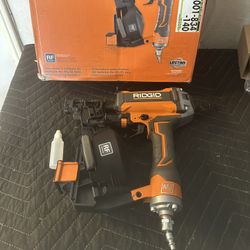 RIDGID Pneumatic 15 Deg. 1-3/4 in. Coil Roofing Nailer