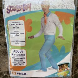 Men Scooby Doo Fred Halloween Costume 