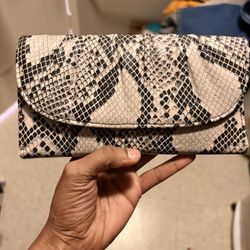Snake Print Wallet 