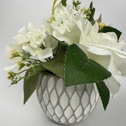  8.50”    Faux Flower With Pot 