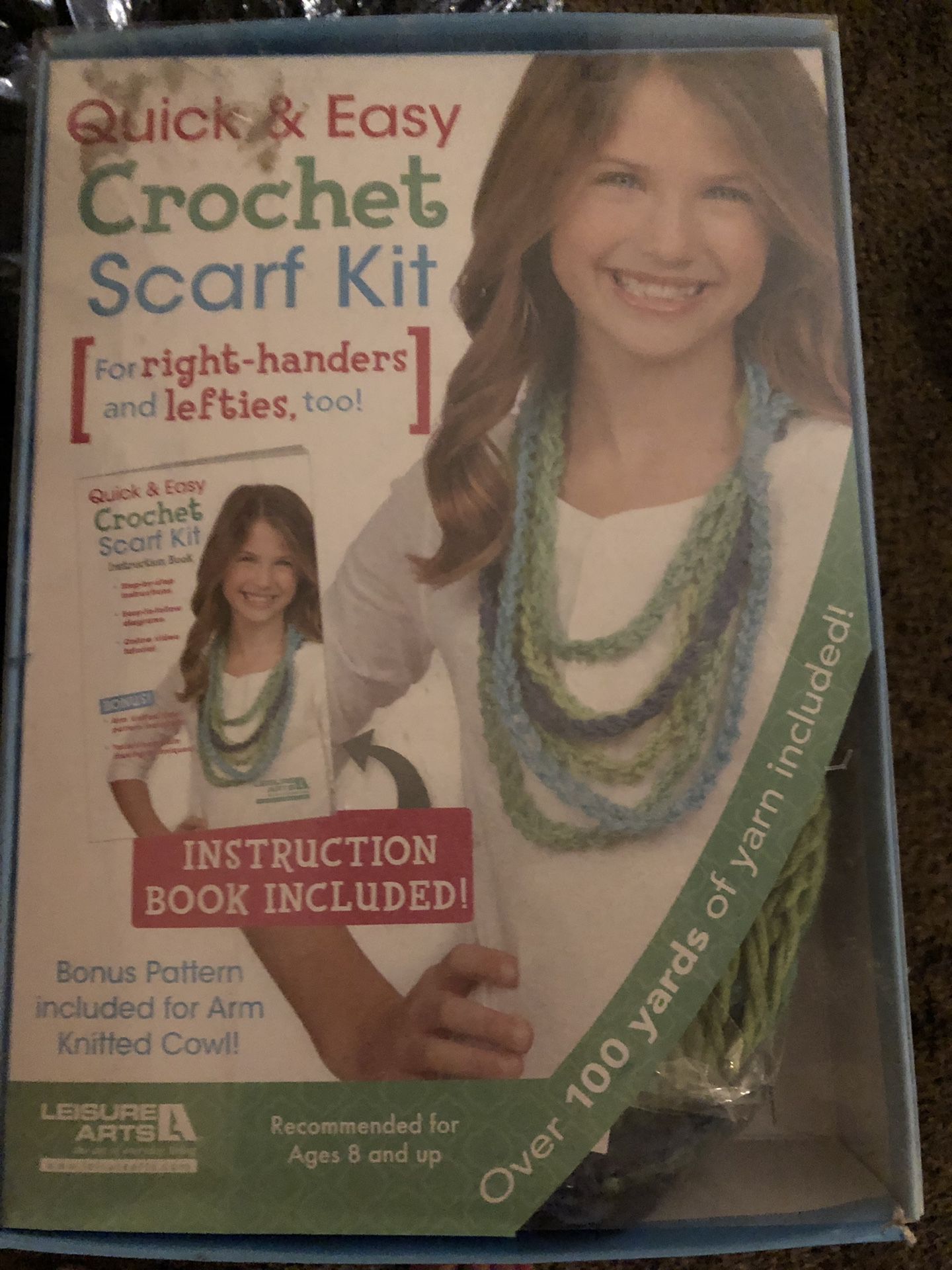 Crochet scarf kit