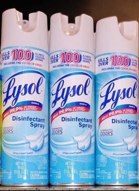 LYSOL DISINFECTANT SPRAYS