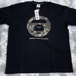 Size XL - Men’s Aape by *A Bathing Ape Woodland Camo Moonface T-Shirt M1488XXM