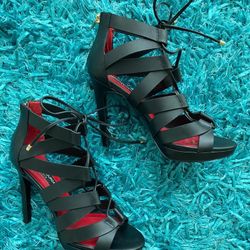 Charles Jourdan Black Leather Sandal 6.5.  Barely used! Perfect condition. 