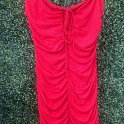 Red Strapless Dress Plus Size 