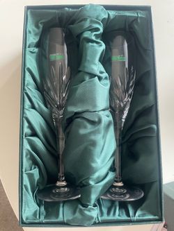 Galway Crystal Set of Flutes (champagne sunrise)