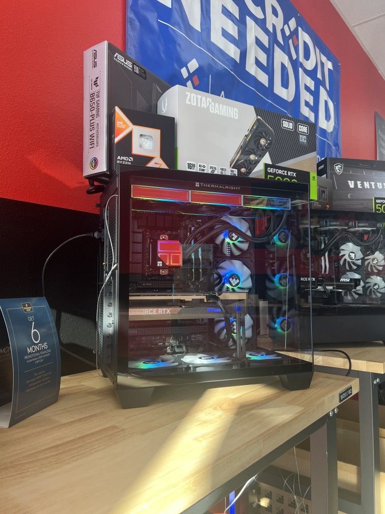 Custom RTX 5080 Gaming PC. Only $50 Down With No Credit Financing!