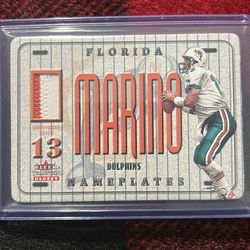 Dan Marino Nameplates Card