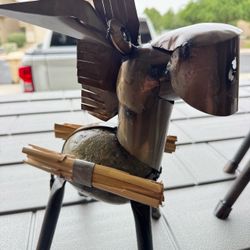 Metal Donkey decor