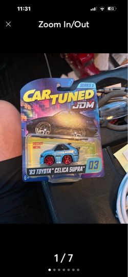 Car Tuned JDM Series 5 1983 Toyota Celica Supra Blue Diecast CHASE!