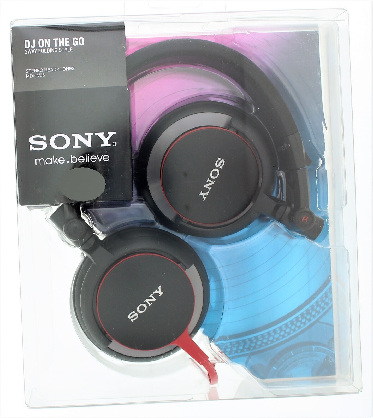 Sony dj on the go headphones folding mdr v55