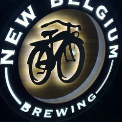 new belgium brewing Fat Tire 30” lighted 3D sign