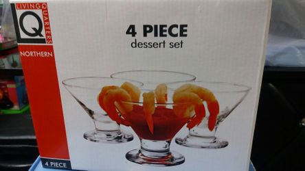 4 PC. DESERT SET