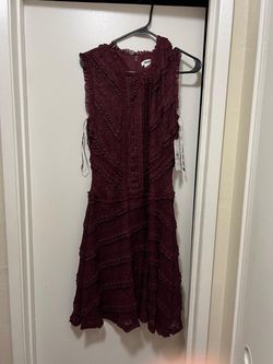 Dkny burgundy dress