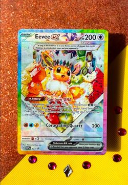 Eevee ex Tera Pokémon Card SVP 174