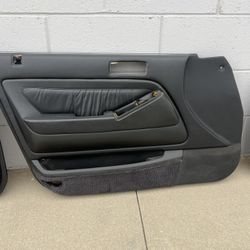 92 93 Black Leather CB Door Panels