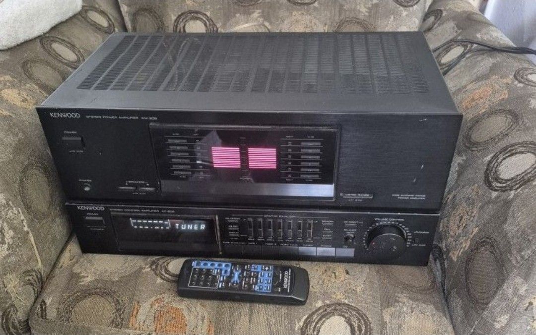 Vintage Kenwood Amp & Graphic EQ