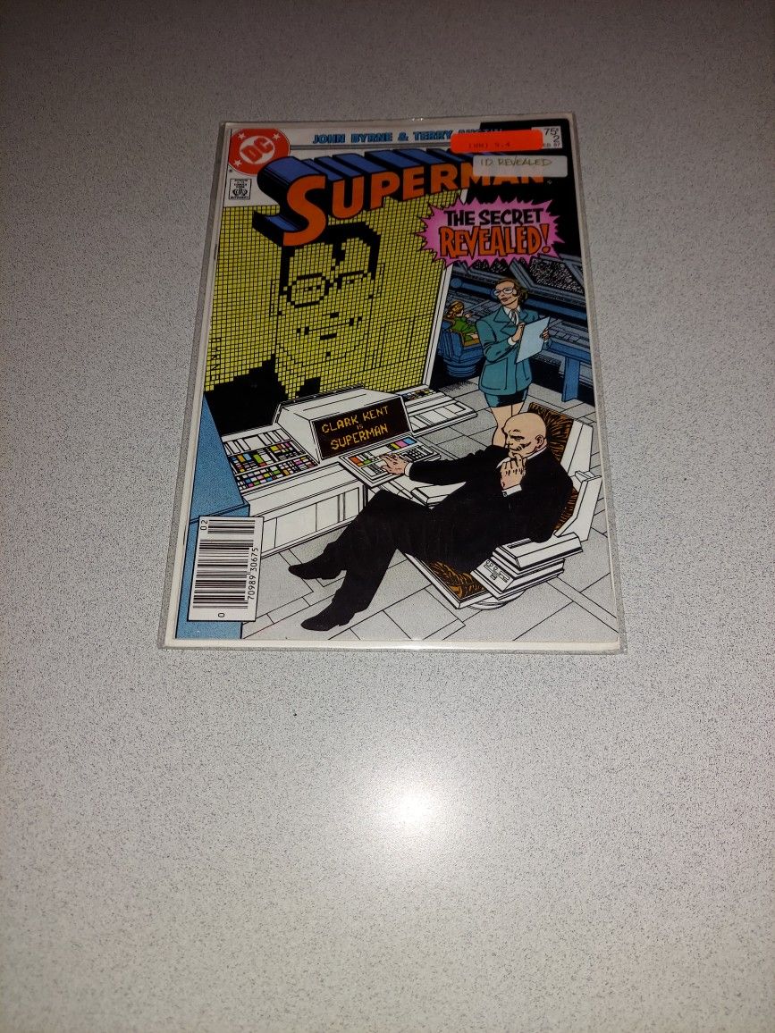 1987 SUPERMAN #2 COMIC BAGGED AND BOARDED 