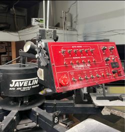 JAVELIN 6 color 8 Station Automatic Screen print press