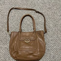 Tory Burch Brown Amanda Leather Bag