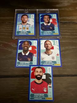 Panini FIFA 2026 World Cup Sticker Card Lot blue parallel tops