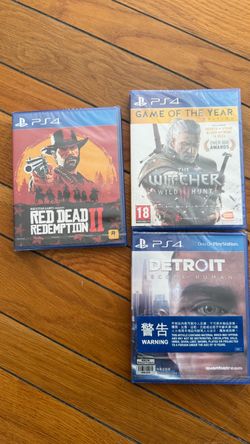 3 Brand New Sealed PS4 Games – $80 FIRM