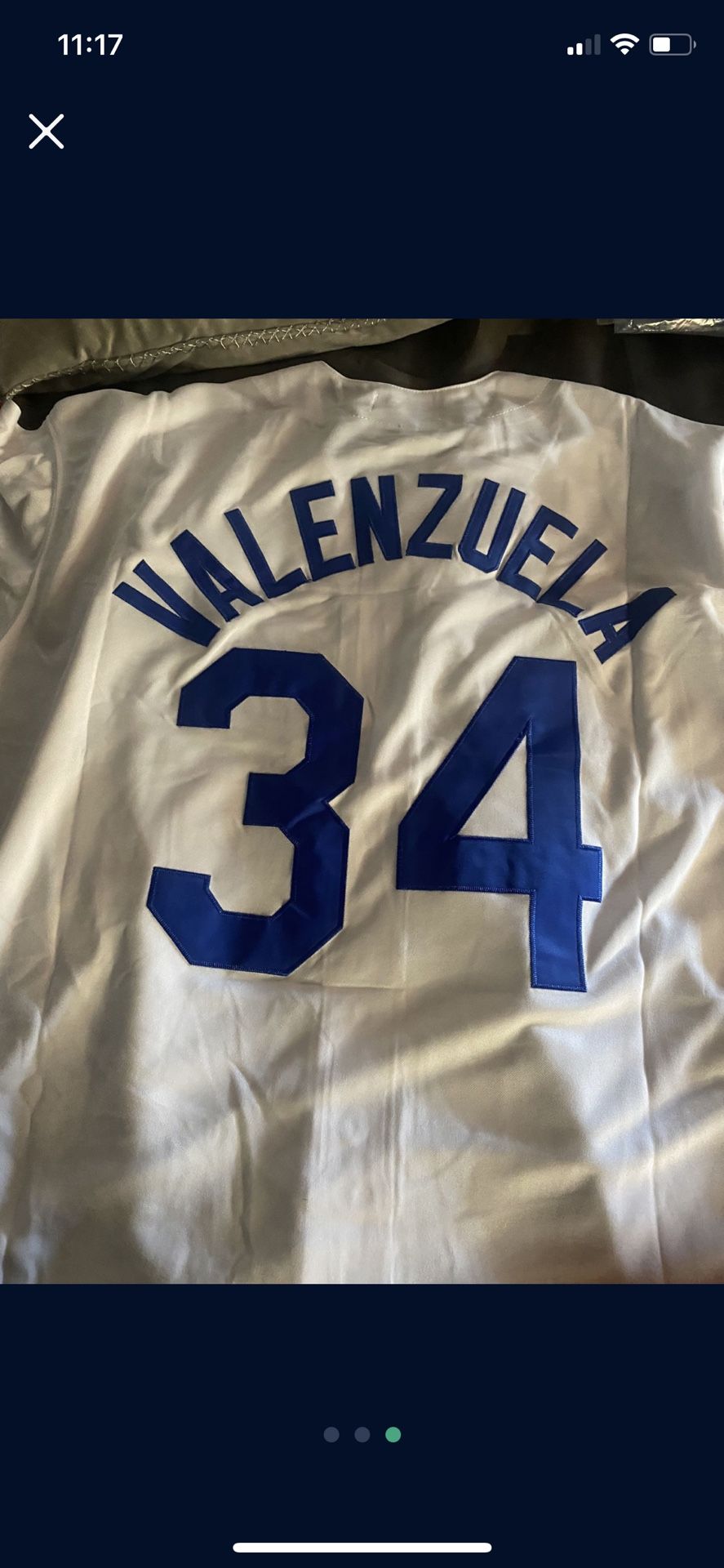 Dodgers Brand New Jersey Fernando  Valenzuela   Size Xxl 