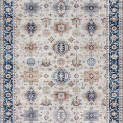 New Indoor Boho Accent Rug - 3x5 Small, Non Slip