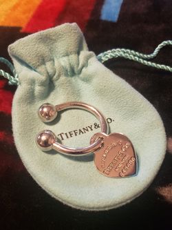 Tiffany and Company ring and heart sterling silver 925