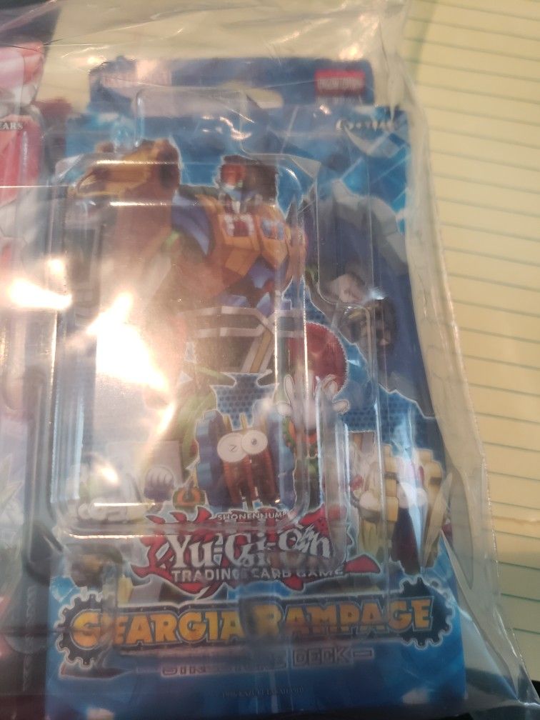 Yugioh Geargia Rampage Structure Deck w/ Card Sleeves
