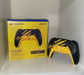 PS5 Wolverine Battle Yellow DialSense Wireless Controller