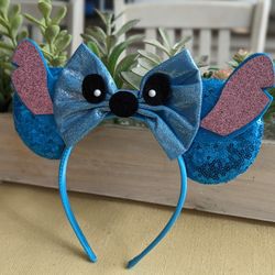Disney Blue Stitch Ears 