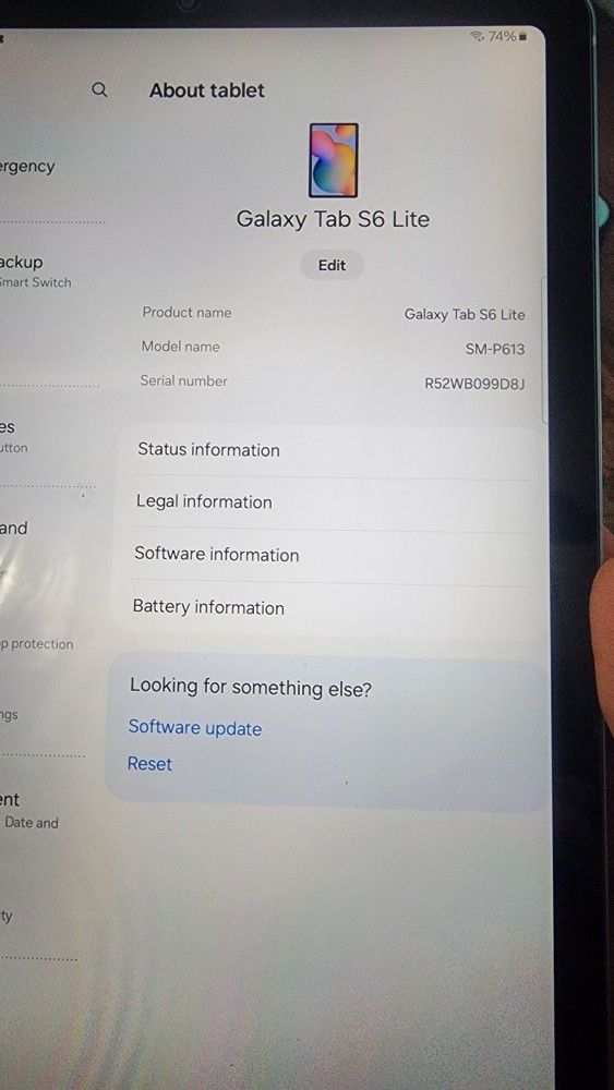 Galaxy Tab S6 Lite