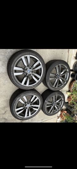 4 X 245/40r18 5x114.3 5x4.5 Stock Subaru WRX STI wheels Rims Good 90% Treads Tires!!!!