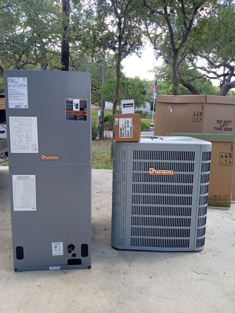 NEW  HEATING & COOLING EQUIPMENT and WATER HEATERS