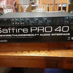 Saffire PRO 40 USED AND FOR PARTS ONLY