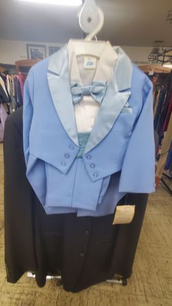 Kid's Children's Boy's Tuxedo Complete Vintage New X L $5.00 EACH 15 AVAILABLE