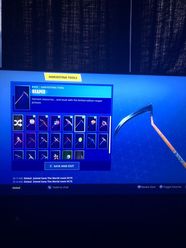 Fortnite Reaper Pickaxe Wallpaper - fortnite skull tropper account plus scythe pickaxe for sale in