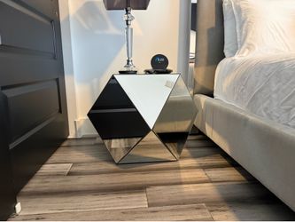 Mirror side table