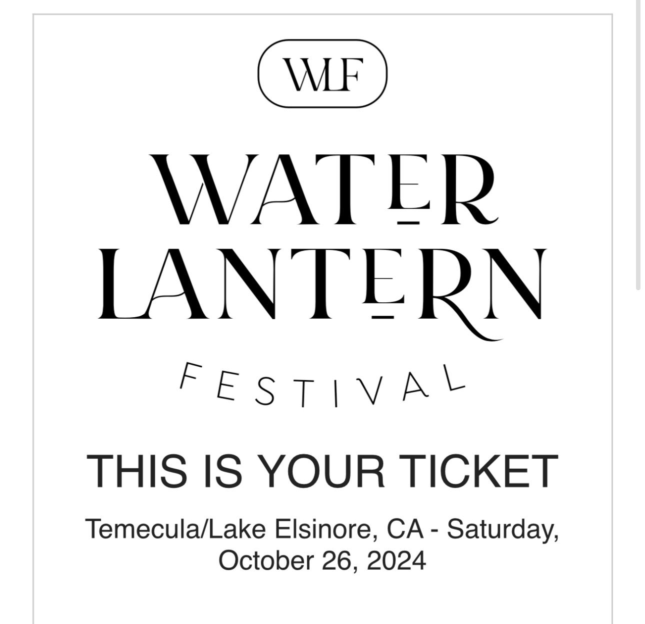 2 Tickets For Water Lantern Festival Valued At 85$