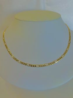 New Figaro Chain 10Kt Yellow Gold 
