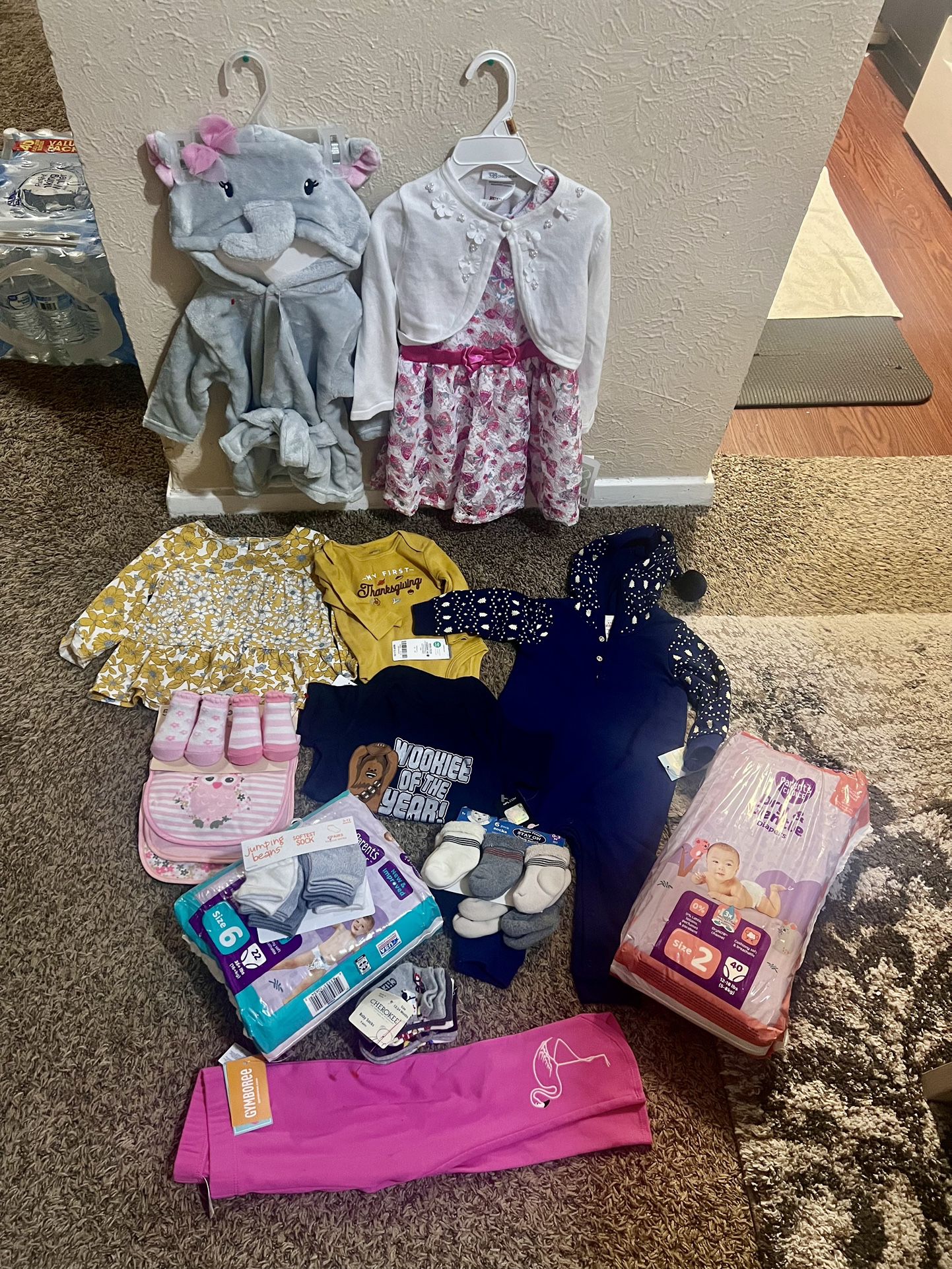 New Baby’s Clothes And Diapers All For 50$