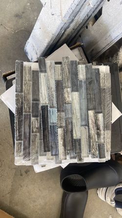 Mosaic tile 1 ft.² light gray a medium grey I have five of them