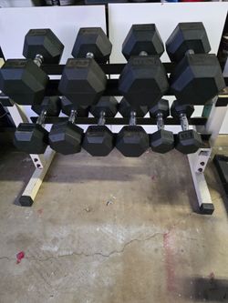 Rubber Coated Dumbells