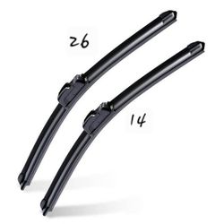 CAR Windshield WIPER BLADES  NEW SIZE 26 AND 14