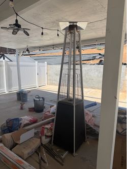 Outdoor heater with propane