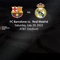 Tickets Barcelona 🆚 Real Madrid Row 110 $250