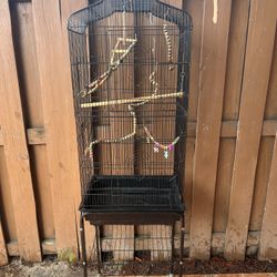 Bird Cage With Stand – Great Condition!